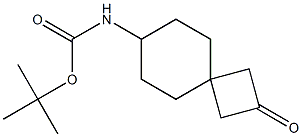 (2-氧代螺[3.5]壬-7-基)氨基甲酸叔丁酯 结构式