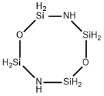 1,5-Dioxa-3,7-diaza-2,4,6,8-tetrasilacyclooctane(8CI,9CI) 结构式