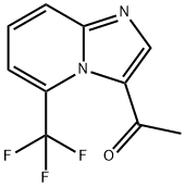 3-乙酰基-5-(三氟甲基)咪唑并[1,2-A]吡啶 结构式