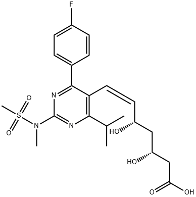 瑞舒伐他汀钙杂质21(单体) 结构式