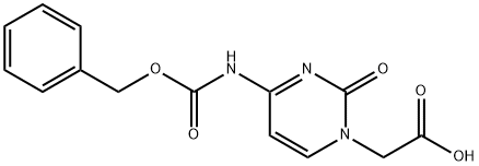 N-CBZ胞嘧啶乙酸 结构式