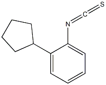 1-cyclopentyl-2-isothiocyanatobenzene 结构式