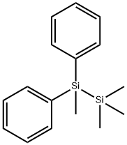 Disilane,1,1,1,2-tetramethyl-2,2-diphenyl- 结构式