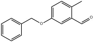 2-甲基-5-苄氧基苯甲醛,5-苄氧基-2-甲基苯甲醛 结构式