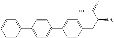 (2S)-2-amino-3-(4-{[1,1'-biphenyl]-4-yl}phenyl)propanoic acid 结构式