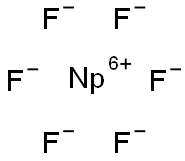 Neptunium hexafluoride 结构式