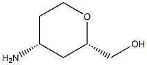 Cis-((2S,4R)-4-aminotetrahydro-2H-pyran-2-yl)methanol 结构式