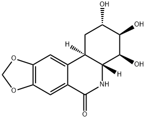 7-脱氧水仙环素 结构式