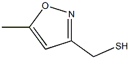 (5-甲基异噁唑-3-基)甲硫醇 结构式