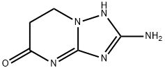 2-氨基-6,7-二氢-[1,2,4]三唑[1,5-A]嘧啶-5(1H)-酮 结构式