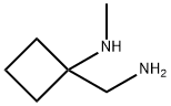 1-(氨基甲基)-N-甲基环丁烷-1-胺 结构式