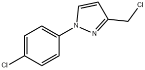 3-(氯甲基)-1-(4-氯苯基)-1H-吡唑 结构式