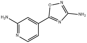 4-(3-氨基-1,2,4-噁二唑-5-基)吡啶-2-胺 结构式