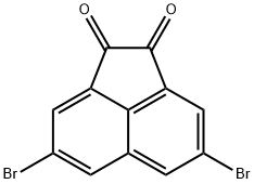 4,7-溴代萘-1,2-二酮 结构式