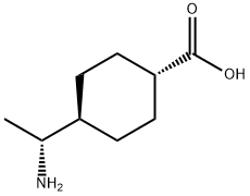 TRANS-(R)-4-(1-AMINOETHYL)CYCLOHEXANECARBOXYLIC ACID 结构式