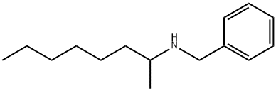 benzyl(octan-2-yl)amine 结构式