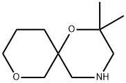 2,2-dimethyl-1,8-dioxa-4-azaspiro[5.5]undecane 结构式