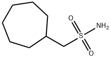 环庚基甲磺酰胺 结构式