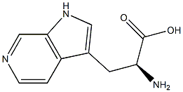 (S)-2-氨基-3-(1H-吡咯并[2,3-C]吡啶-3-基)丙酸 结构式