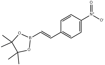 4-硝基苯乙烯硼酸频哪醇酯 结构式