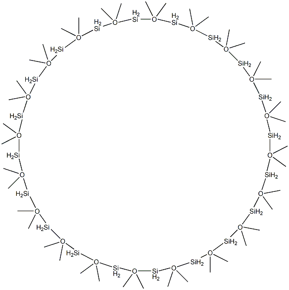 Cycloeicosasiloxane,tetracontamethyl- 结构式