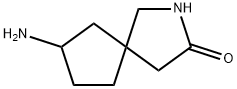 7-amino-2-azaspiro[4.4]nonan-3-one 结构式