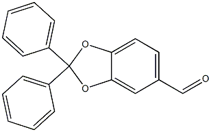 2,2-diphenyl-2H-1,3-benzodioxole-5-carbaldehyde 结构式