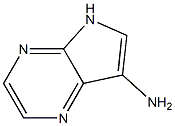 5H-pyrrolo[2,3-b]pyrazin-7-amine 结构式