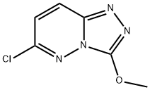 6-氯-3-甲氧基-[1,2,4]三唑并[4,3-B]哒嗪 结构式