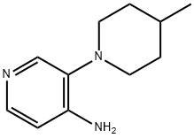 4-AMINO-3-(4-METHYLPIPERIDIN-1-YL)PYRIDINE 结构式
