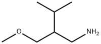 2-(甲氧基甲基)-3-甲基丁-1-胺 结构式