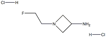 1-(2-氟乙基)氮杂环丁烷-3-胺 结构式