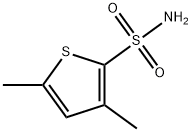 3,5-二甲基噻吩-2-磺酰胺 结构式