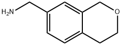 3,4-DIHYDRO-1H-2-BENZOPYRAN-7-YLMETHANAMINE 结构式