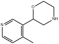 2-(4-methylpyridin-3-yl)morpholine 结构式