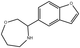 3-(1-benzofuran-5-yl)-1,4-oxazepane 结构式