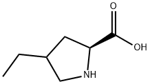 4-Ethylpyrrolidine-2-carboxylic acid 结构式