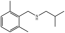 (2,6-二甲基苯基)甲基](2-甲基丙基)胺 结构式