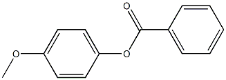 4-methoxyphenyl benzoate 结构式