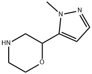 2-(1-methyl-1H-pyrazol-5-yl)morpholine 结构式