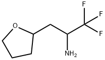 1,1,1-三氟-3-(四氢呋喃-2-基)丙-2-胺 结构式