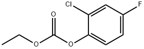 Carbonic acid, 2-chloro-4-fluorophenyl ethyl ester 结构式