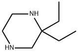 2,2-二乙基哌嗪 结构式