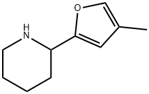 2-(4-methylfuran-2-yl)piperidine 结构式