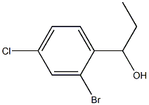 1-(2-bromo-4-chlorophenyl)propan-1-ol 结构式