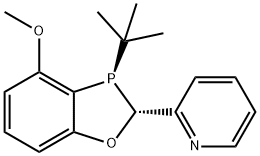2-((2R,3R)-3-(叔丁基)-4-甲氧基-2,3-二氢苯并[D][1,3]氧杂磷杂环戊烯-2-烷)吡啶 结构式