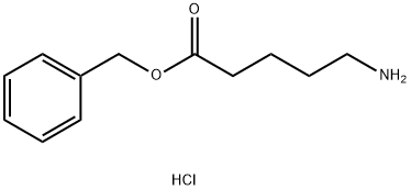 5-氨基戊酸苄酯盐酸盐 结构式