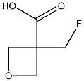 3-(fluoromethyl)oxetane-3-carboxylic acid 结构式