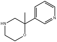 2-methyl-2-(pyridin-3-yl)morpholine 结构式