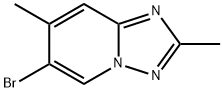 6-溴-2,7-二甲基-[1,2,4]三唑并[1,5-A]吡啶 结构式